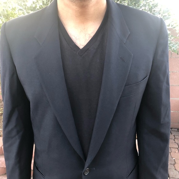 Giorgio Armani Other - {Giorgio Armani} Two button black suit blazer